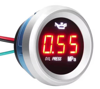Relojería de presión de aceite digital para vehículo 52mm