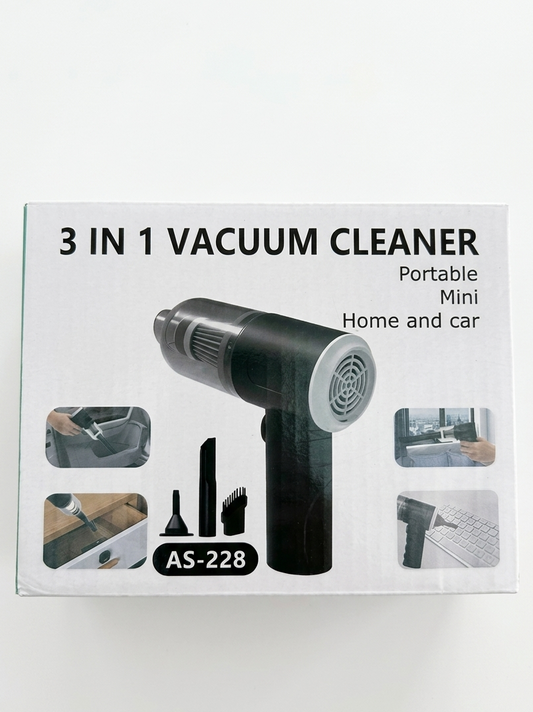 Aspiradora portátil 3 en 1 para vehículo